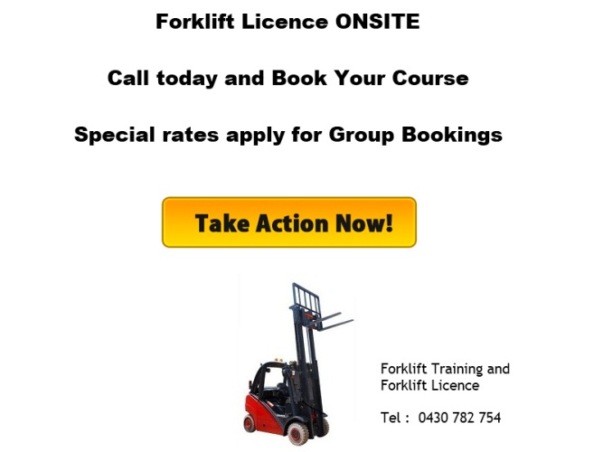Wow! Forklift Licence on Sunshine Coast Training, Courses, and Info.