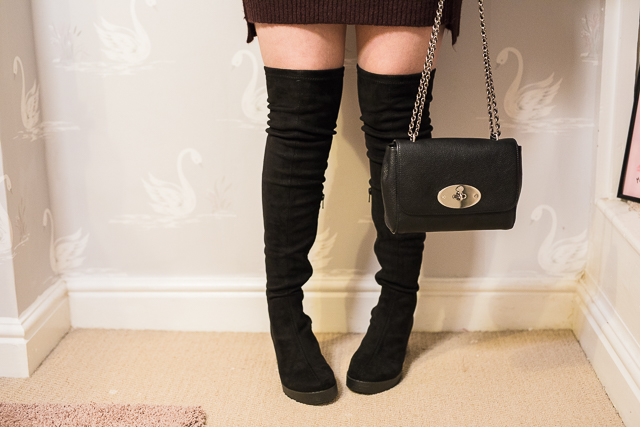 river island thigh boots