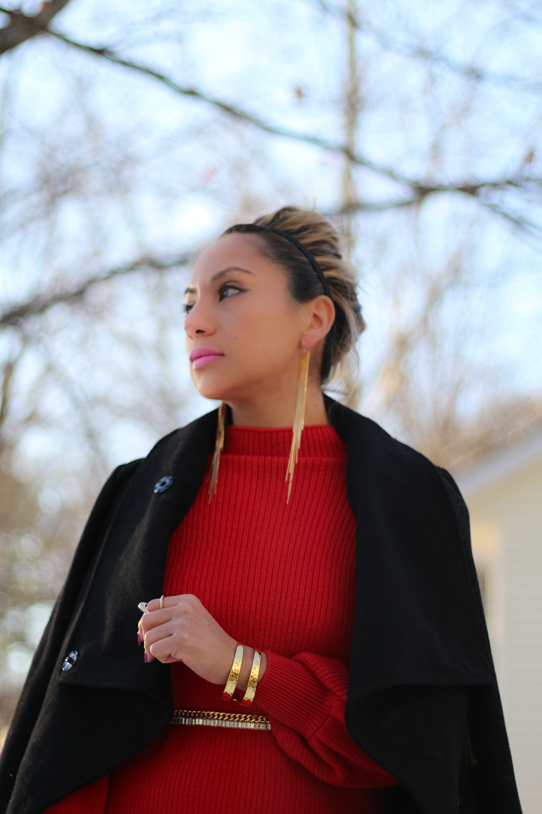 Red Black Winter Thenuriarose Styles