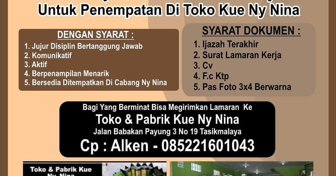 Lowongan Kerja Di Pabrik Roti