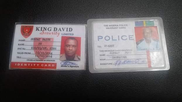 Nigeria Police Id Card