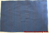 10th Doctor blue suit fabric reweave 10th Doctor blue suit fabric reweave