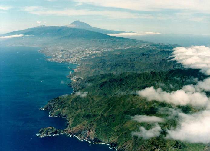 Naturaleza de Anaga Fotografías aéreas de Anaga