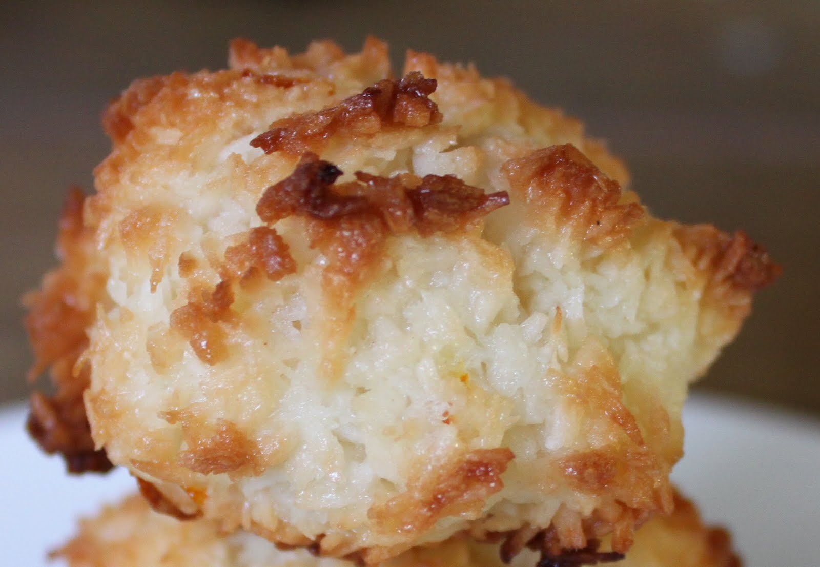 So, I set out to make the coconut macaroons today, which is 84 degrees 