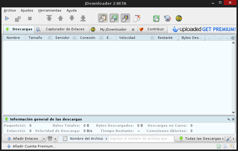 Instalar JDownloader2 en Arch entremortales