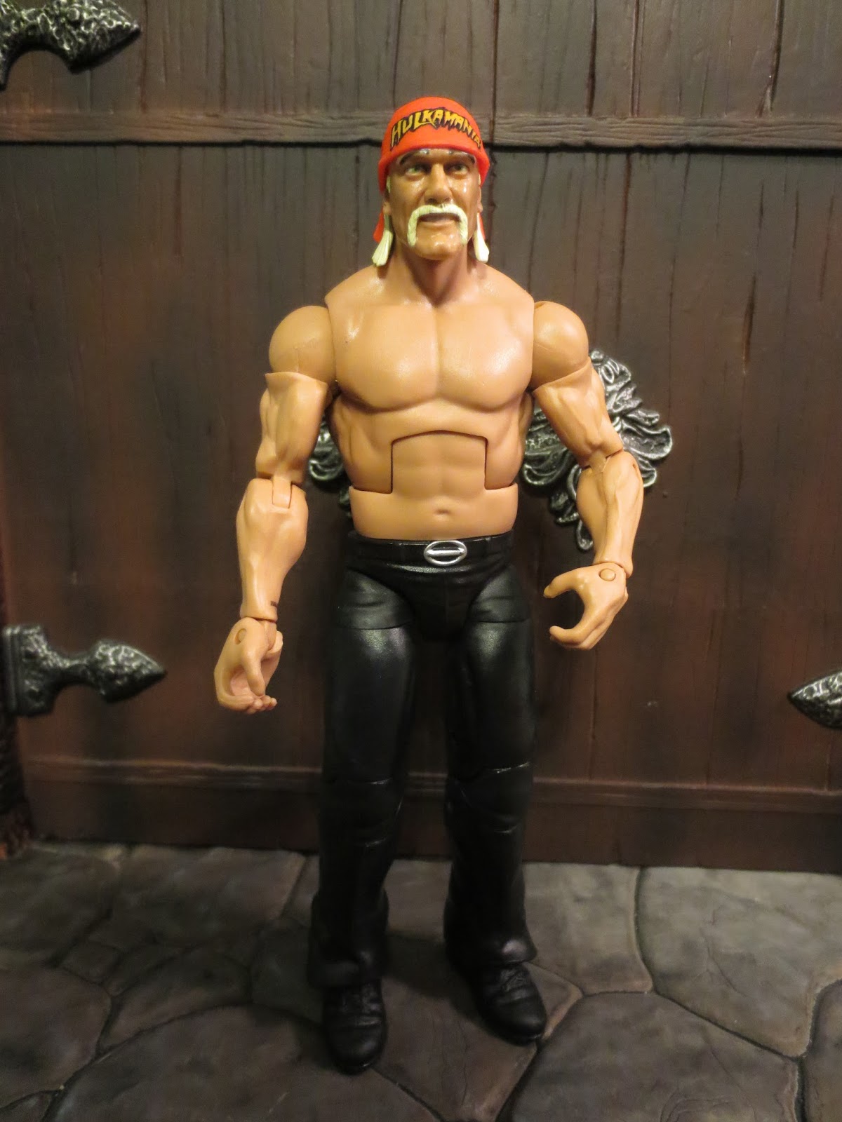 WWE Wrestling Mattel Elite Hulkamania Hulk Hogan Bandana Hat Accessory Figures 