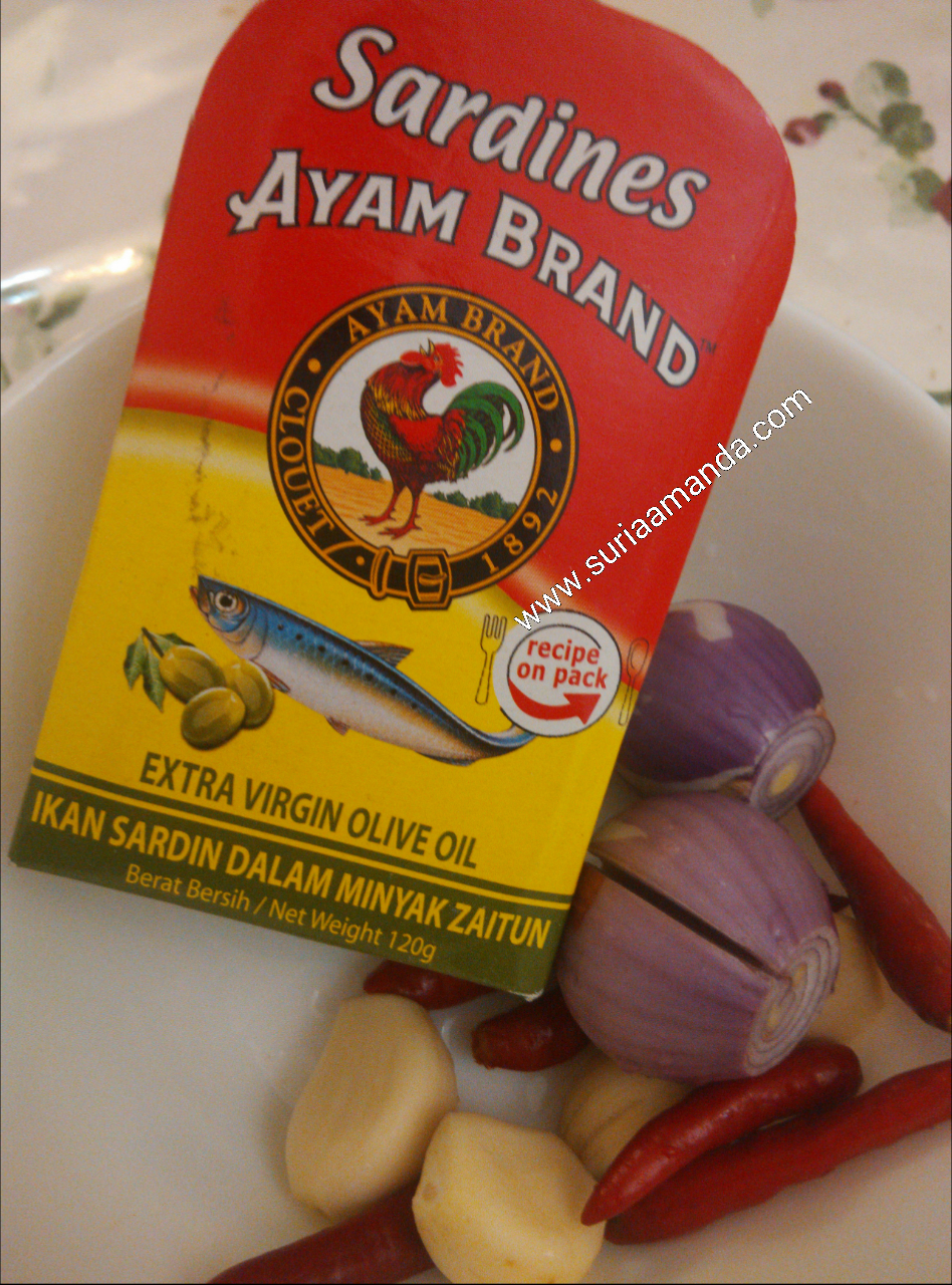 Suria Amanda Nasi Goreng Ikan Sardin Ayam Brand Dalam