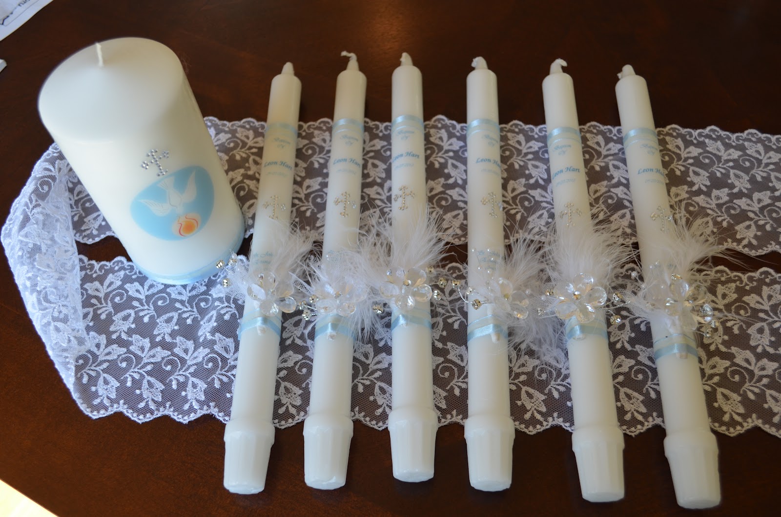...MeAshie... Baptism candles