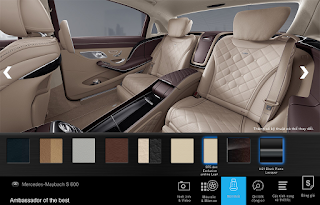 Màu Nội thất ốp gỗ Designo màu Đen Piano Mercedes Maybach S600 2017 Nội thất Mercedes Maybach S600 2017 màu Vàng Silk (975)
