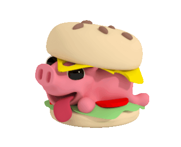 line creators stickers rosa the pig loves food example with gif animated picture of food