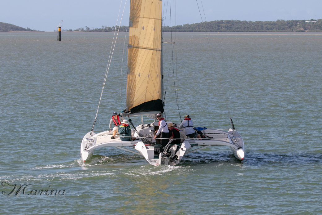 Sailing at the Port Curtis Sailing Club, Gladstone, Queensland Last