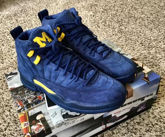 michigan 12s on feet