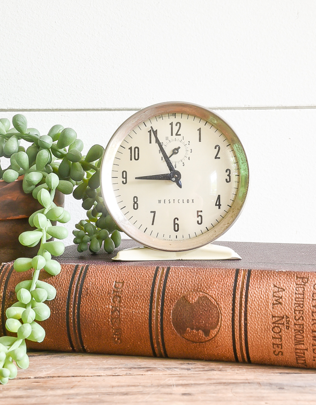 vintage westclox alarm clock