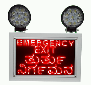 industrial Emergency Light emergency exit turtu nirgamana sign