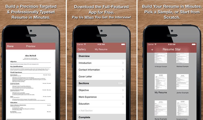 Aplikasi Android dan iOS Terbaik tuk Bikin CV - Resume Star Aplikasi Android dan iOS Terbaik tuk Bikin CV - Resume Star