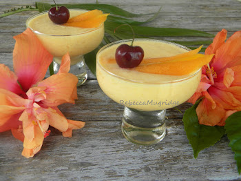 Mango and Rockmelon Vegan Mousse