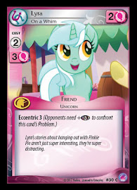 My Little Pony Lyra, On a Whim Seaquestria and Beyond CCG Card