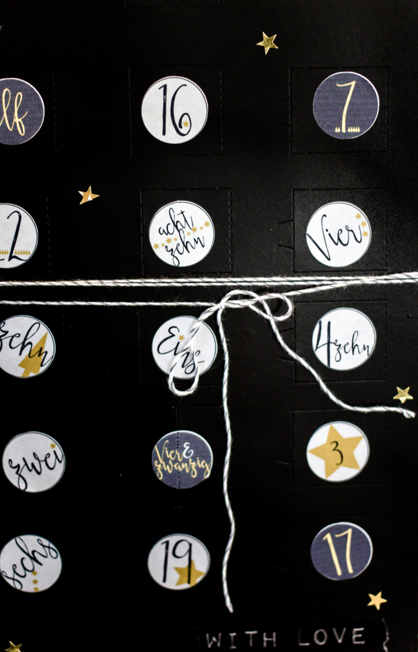DIY Adventskalender mit Türchen (der einfachste der Welt) - titatoni