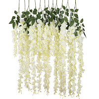 Realistic And Beautiful Artificial Silk Hanging Flowers Realistic And Beautiful Artificial Silk Hanging Flowers