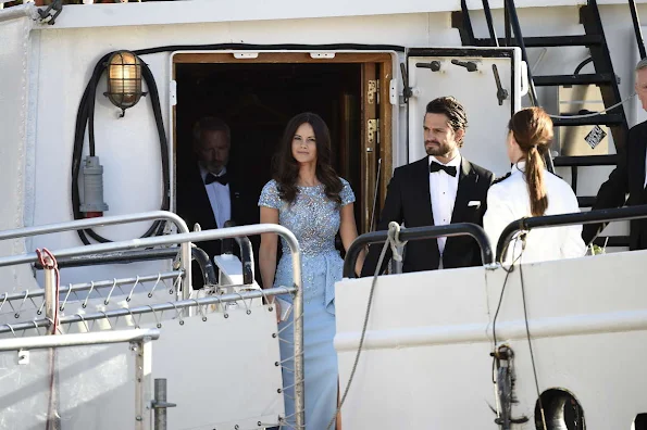 King Carl Gustaf of Sweden and Queen Silvia of Sweden, Prince Carl Philip of Sweden and Sofia Hellqvist, Crown Princess Victoria of Sweden, Prince Daniel of Sweden and Princess Mette-Marit of Norway, Sara Hellqvist and Lina Hellqvist, Marie Hellqvist and Erik Marie Hellqvist, Princess Brigitta of Sweden