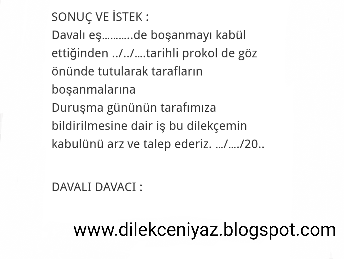 anlasmali avukatsiz bosanma nasil olur