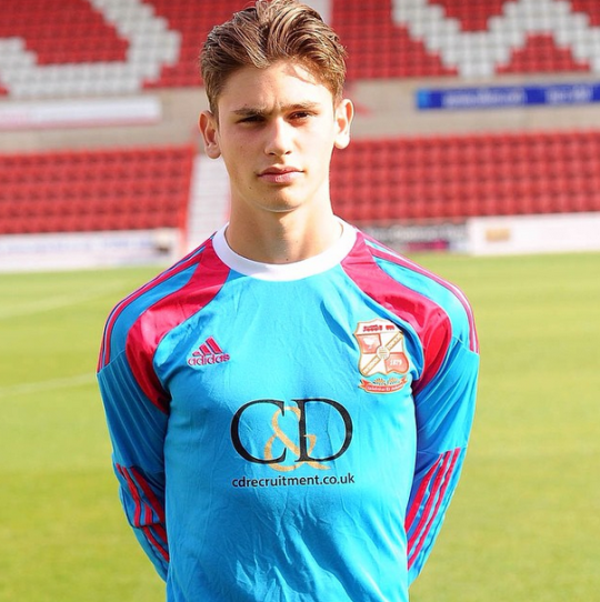 Soccer player cock