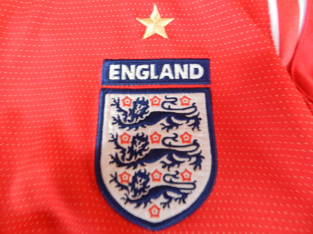 My Collection of National Football Shirts: England