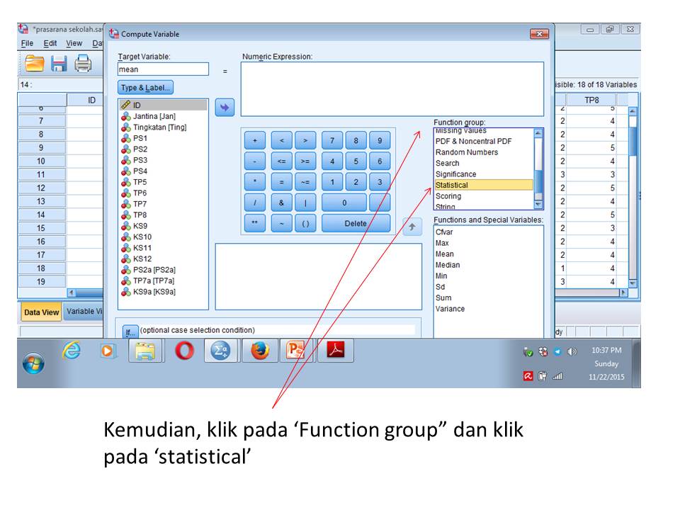 Cikgu roha menulis spss for dummies 2 mencari mean individu