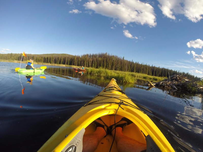 Lac Le Jeune Life In Our Community Kayaks and a canoe for sale