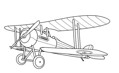 Kids Page: Aeroplane Coloring Pages | Printable Aeroplane Coloring