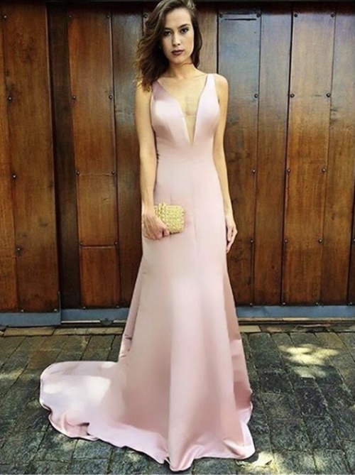 vestido de madrinha minimalista
