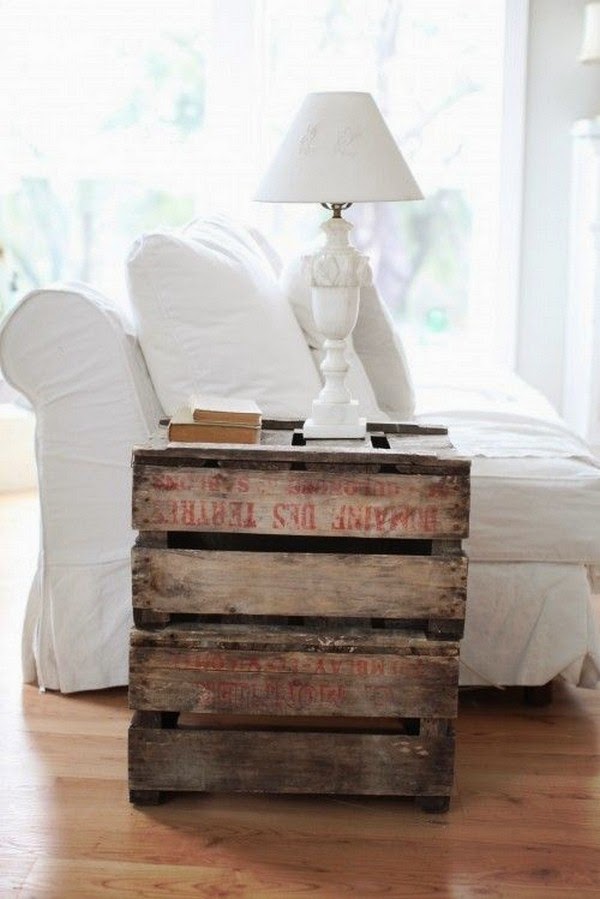 Recycle wooden pallets and turn them into home furnishings