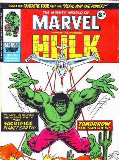 Mighty World of Marvel #127, the Hulk
