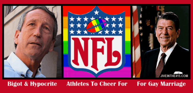 NFL's logo, Mark Sanford and Ronald Reagan