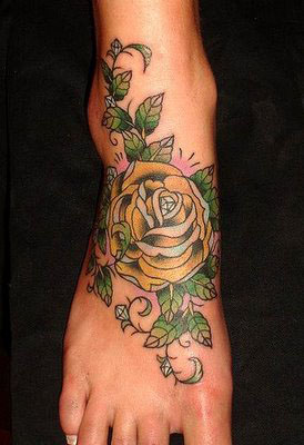 Rose Drawing Tattoo
