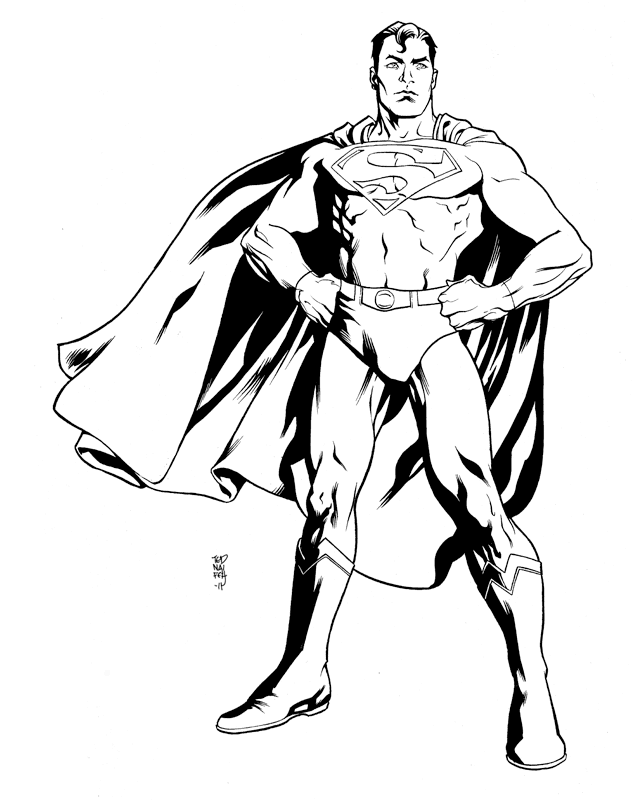 man of steel coloring pages - photo #5