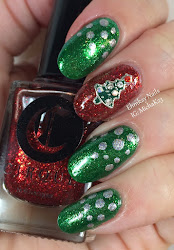 christmas nail tree easy festive jewelry nails 3d