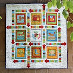 'Spin to Play' panel quilt PDF pattern