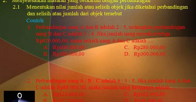 Contoh Soal Perbandingan Bertingkat Dan Cara Menyelesaikan Dengan Mudah Jawab Soalmu