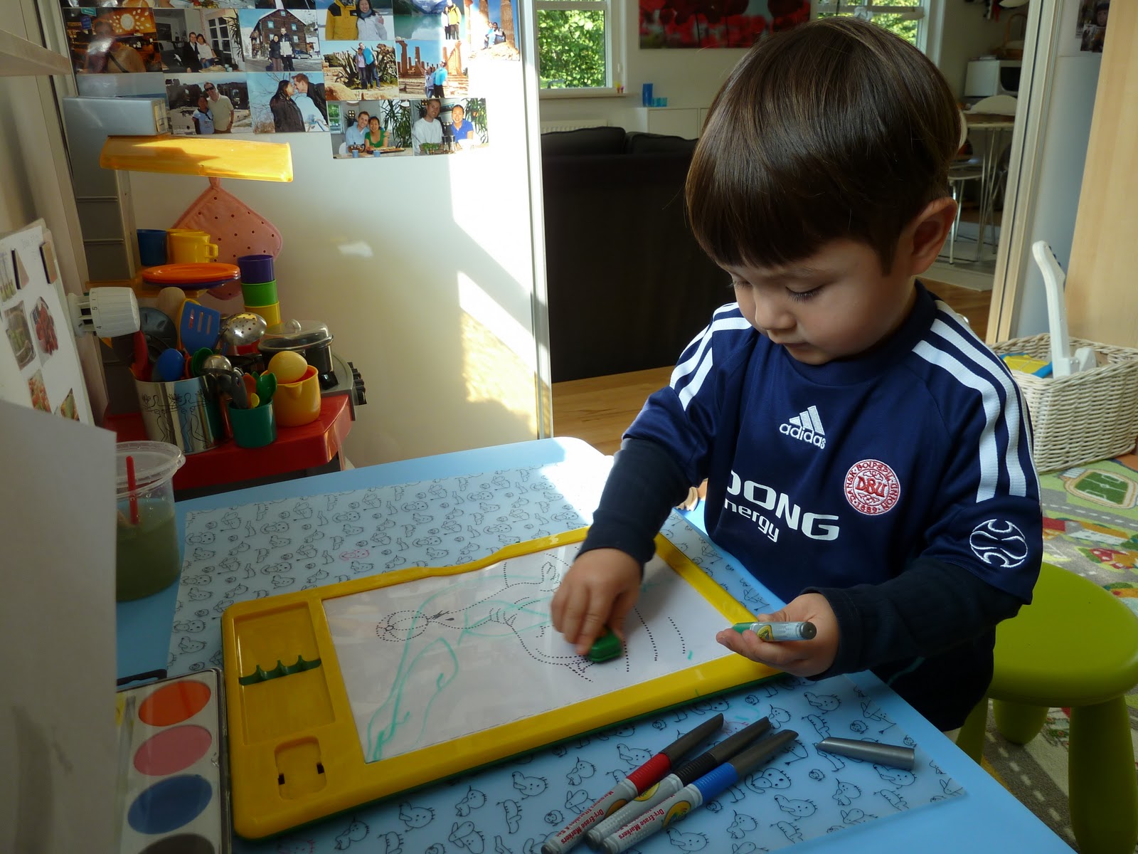 Family FECS Montessori Activity Practise Pencil Grip with Tracing