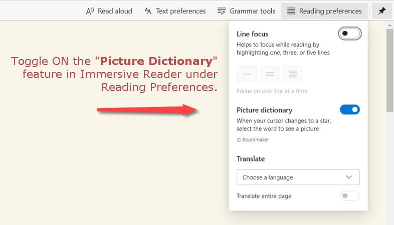 Here's how to enable the Picture Dictionary feature in Microsoft Edge on Windows 10