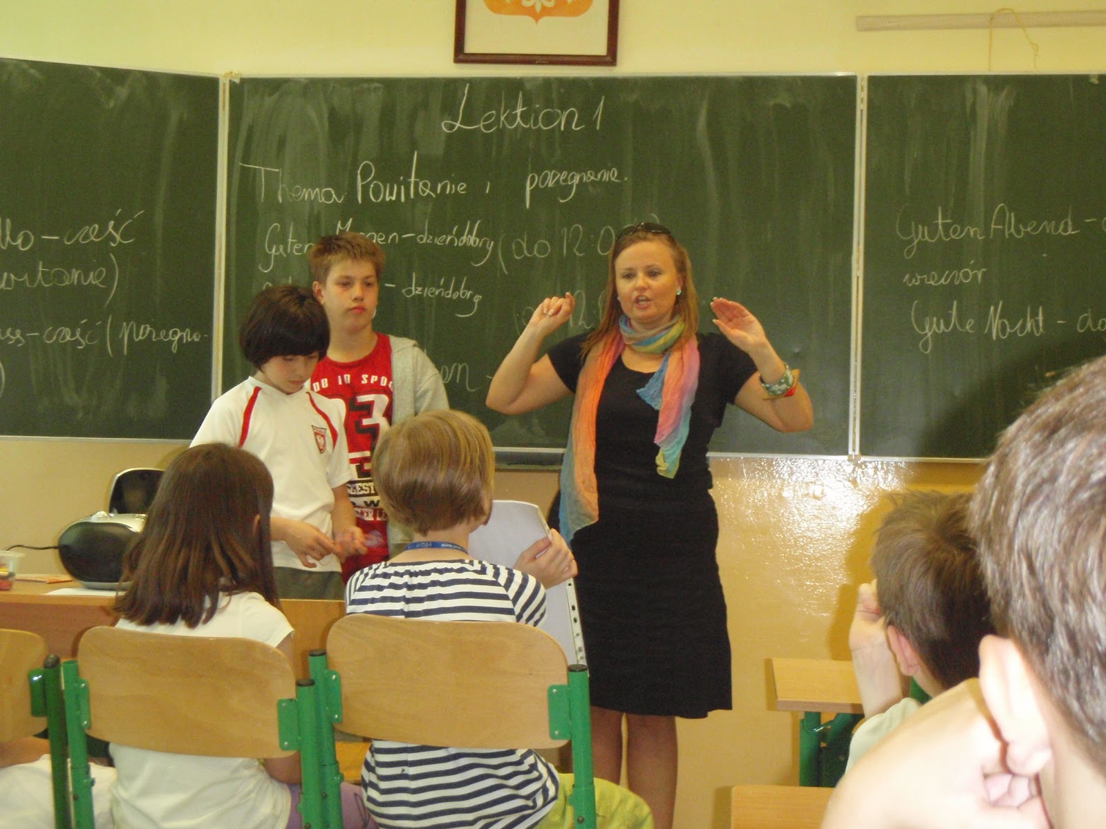 FACE CLASS: PIERWSZA LEKCJA NIEMIECKIEGO KL. 3A