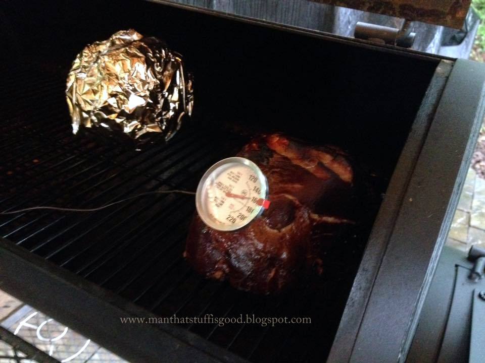Smoked Ham on the Oklahoma Joe