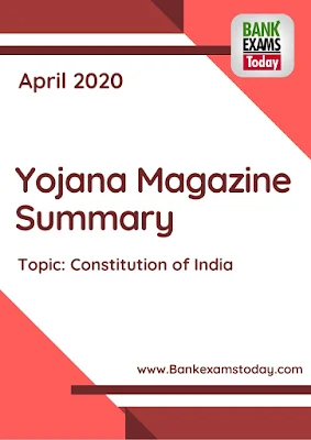 Yojana Magazine Summary: April 2020