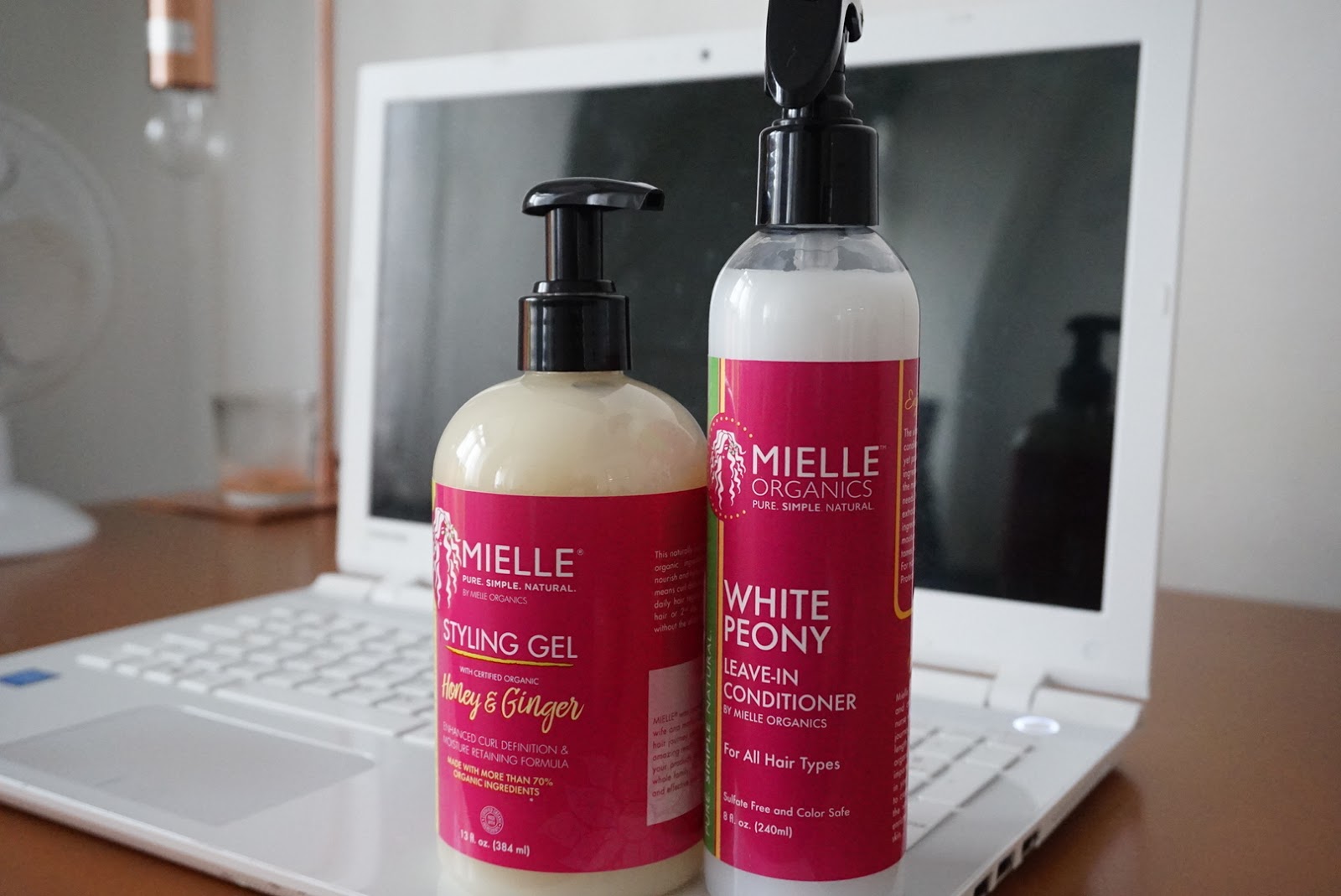 Mielle Organics White Peony Leave-In Conditioner & Ginger & Honey Styl –  