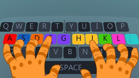 Touch typing