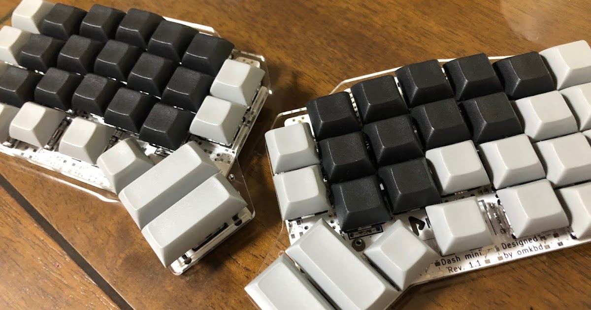 [自作キーボード] ErgoDash mini 組み立て済み ErgoDash mini 組立済み 自作キーボード