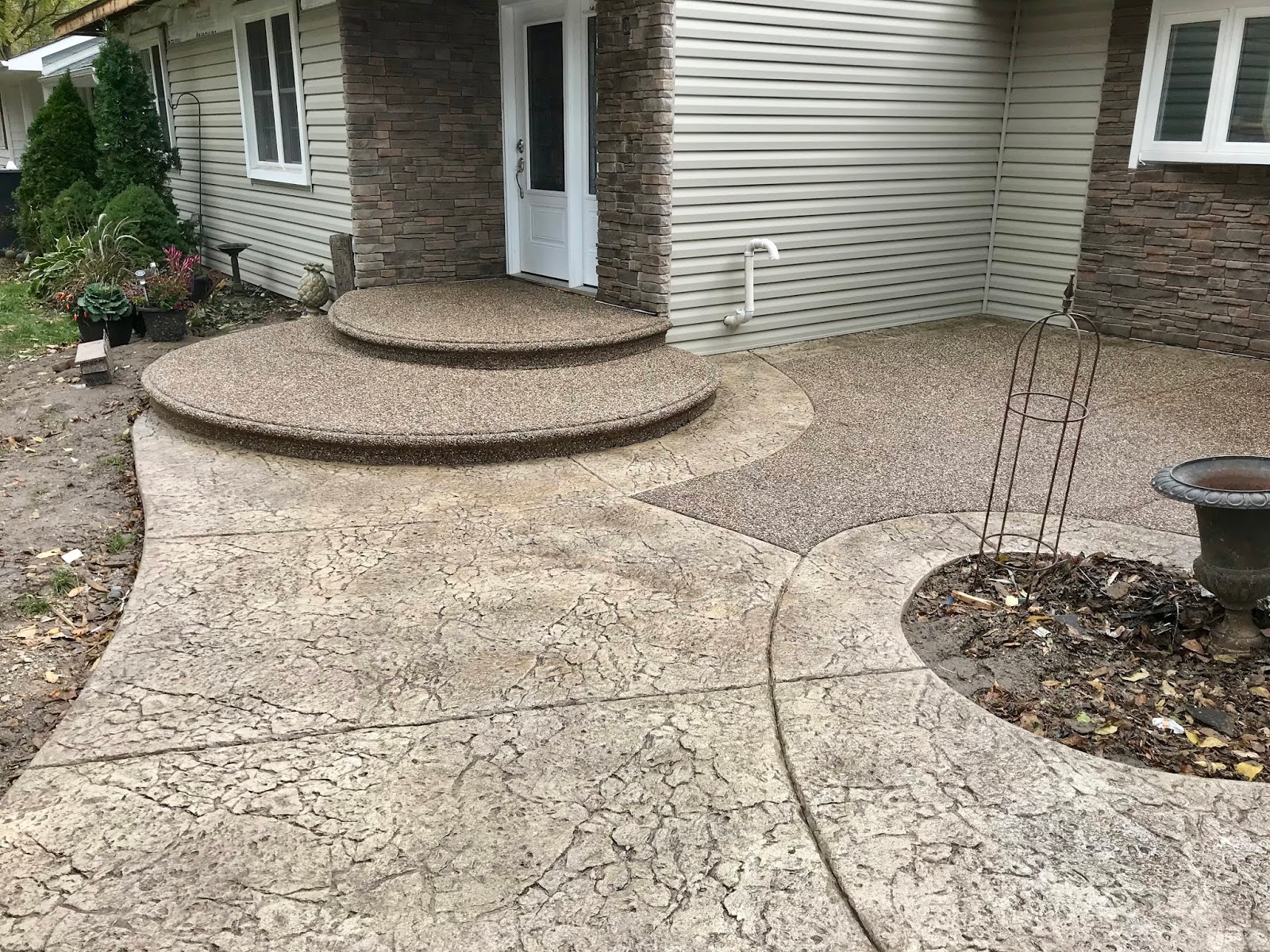 Concrete by Classic Stamped + Exposed Aggregate