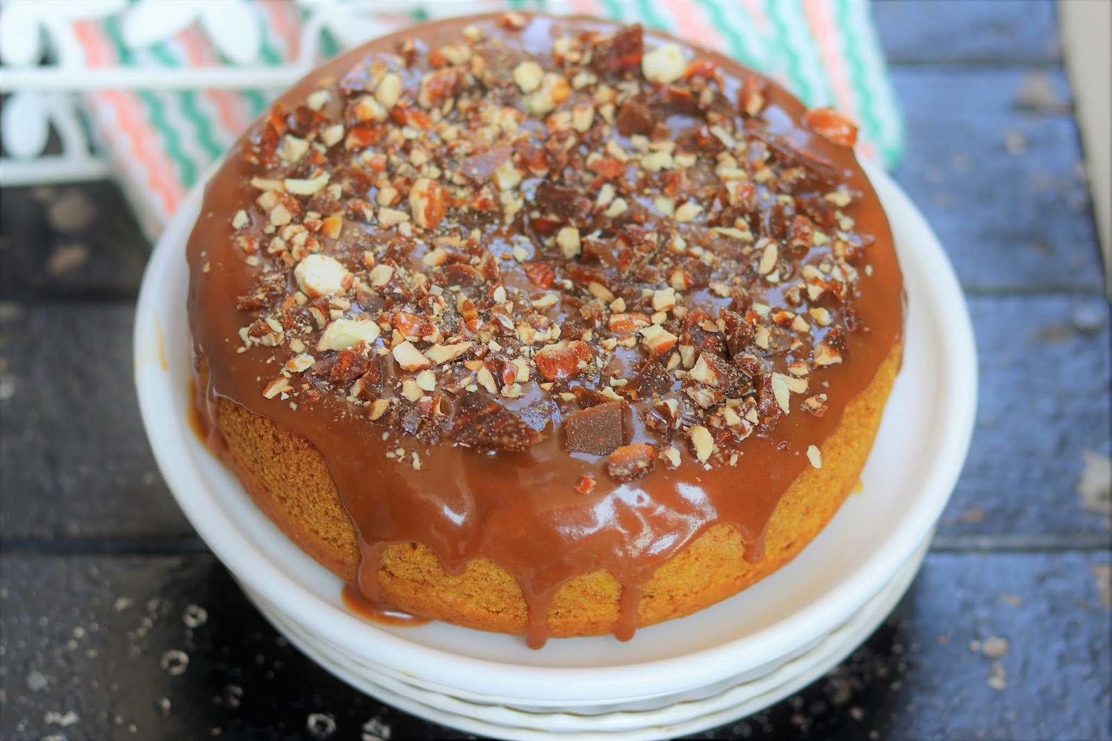 Southern Pecan Praline Cake with Butter Sauce (+Video) - The Country Cook