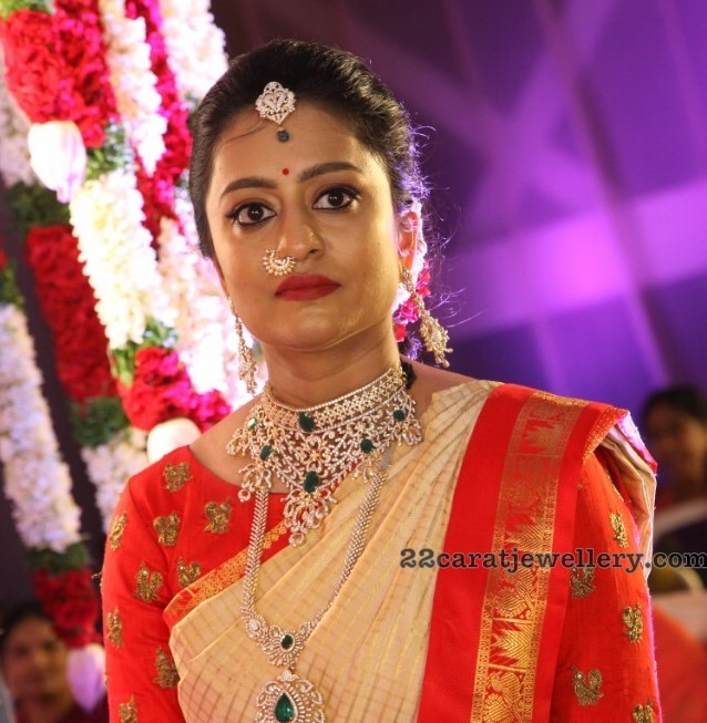 Guests at Trinetra Goud and Teja Sri Wedding - Jewellery Designs